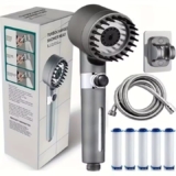 Cabezal de Ducha iónico con filtros – Más presión y varios modos de agua