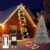3m Luces LED Navidad Exterior – Papá Noel y 8 Modos de Color