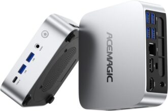ACEMAGIC K1 Mini PC: Ryzen R2544, 16GB RAM, 512GB SSD, Win 11 Pro