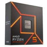 AMD Ryzen 5 7600X – Procesador 6 núcleos / 12 hilos, 4,7 GHz, L3 32MB, PCIe 5.0, 105W, AM5, CPU para Gaming y Alto Rendimiento
