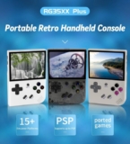 ANBERNIC RG35XX Plus – Consola Retro Portátil con +5000 Juegos, IPS 3.5″, TV HDMI
