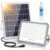 Aigostar Foco LED Solar Exterior 200W – Luz Fría 6500K con Mando y Sensor de Movimiento