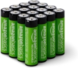 Paquete de 16 Pilas AA Recargables Amazon Basics
