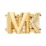Michael Kors Anillo Dorado para Mujer con Circonita