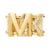Michael Kors Anillo Dorado para Mujer con Circonita
