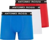 Antonio Rossi Pack 3/6 Boxers Ajustados para Hombre – Comodidad y Soporte Diario