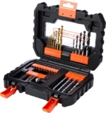 BLACK+DECKER A7233 – set 31 piezas brocas y puntas para taladrar y atornillar
