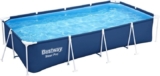 Bestway piscina rectangular 4×2,76m – estructura de acero 5700L