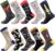 Bisousox Pack 10 Calcetines Divertidos Hombre Algodón – Colores y Diseños Originales