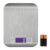 Boston Tech HK105 Báscula de Cocina Digital de Acero Inoxidable – Pantalla LCD