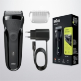 Braun Series 3 Afeitadora Eléctrica para Hombre – Seco y Mojado