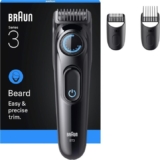 Braun Series 3 BT3520 Recortadora de Barba Recargable con 3 Accesorios y 40 Longitudes