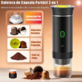 Cafetera de Cápsulas Portátil Eléctrica 3 en 1 Woox KF-JN-02