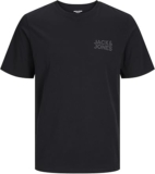 Camiseta JACK & JONES Logo negra – 100% algodón