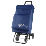Carrito de compra plegable con 4 ruedas y bolsa térmica 40L – ligero e impermeable
