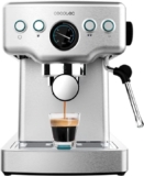 Cecotec Power Espresso 20 Barista Compact – Cafetera Espresso 20 Bares – 1465 W – Thermoblock – Vaporizador