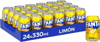 Pack de 24 Latas de Fanta Limón (330 ml)