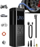 Compresor de Aire Portátil 150PSI para Coche, Moto y Bicicleta – Inflado Rápido