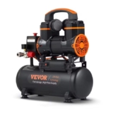Compresor VEVOR 24L 1450W – potente, silencioso y sin aceite para bricolaje