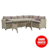 Conjunto de Muebles de Jardín Sunfun Namsted de Ratán Sintético y Polywood