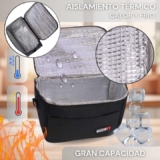 Coronel Tapioca – Bolsa Térmica Porta Alimentos Sidney (6 Litros, Negro)