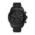 Fossil Cronógrafo Hombre Bronson Acero Inoxidable Negro + Estuche de Terciopelo Regalo