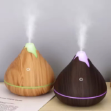 Difusor Humidificador de Aceites Esenciales 350ML – Aromaterapia con Luz LED 7 Colores