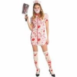 Disfraz de Enfermera de Terror Mujer «Bloody Nurse» MIESEPETER®