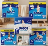 Dodot Bebé Seco Pack Ahorro XXL – pañales con protección antifugas