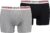Levi’s Pack de 2 Bóxers Hombre – Algodón Orgánico, Gris Middle Grey Melange