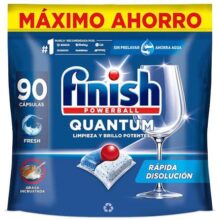 Finish Powerball Quantum All in 1 – 90 Pastillas para Lavavajillas