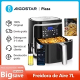 AIGOSTAR Freidora de Aire Inteligente 7L con Pantalla LED Táctil y Wi-Fi
