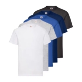 Fruit of the Loom Pack 5 Camisetas Hombre – Algodón