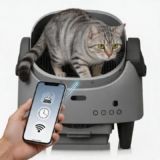 Garvee arenero automático para gatos XXL – autolimpieza y control desde app