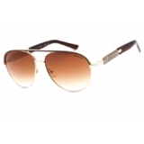 Guess GF0287-32F – Gafas de Sol Mujer Dorado/Marrón Elegantes