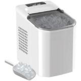 HOMCOM máquina de hielo portátil – cubitos listos en 7 min