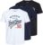 Pack 3 camisetas JACK & JONES Logo – Cómodas, básicas y 100% algodón