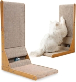 JUPPLIES Rascador para Gatos de Cartón en Forma de L – Estimula Rascar