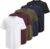 Jack & Jones Camisetas Hombre (Pack de 5) – Básicas, cómodas y para todo el año