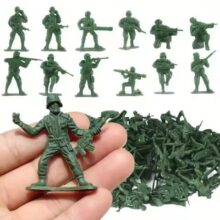 Juego Militar 100 Figuras Soldados de Juguete