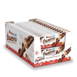 Kinder Bueno – Caja de 30 unidades de chocolate con leche y crema de avellanas