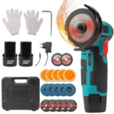 Kit de Amoladora Angular Inalámbrica de 12V – 19.500 RPM