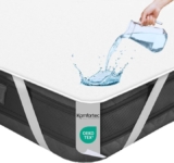 Komfortec Protector de Colchón Impermeable (90 x 200 cm)