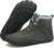 Mishansha Barefoot Invierno Gris Oscuro – Botas Descalzas Antideslizantes y Cálidas (36-48 EU)