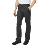 Lee Cooper Hombre Pantalón de Trabajo Cargo Negro LCPNT205