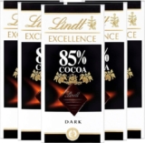 Lindt Excellence 85% Cacao – Pack 5 Tabletas