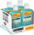 Listerine Mentol Sabor Suave 0% Alcohol – Pack 4×750 ml Enjuague Bucal con Flúor