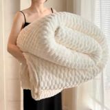 Manta Suave y Gruesa para Sofá, Cama o Viaje
