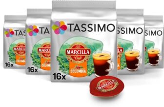 Marcilla Café Colombia para Tassimo – ¡Pack Ahorro de 80 Cápsulas!