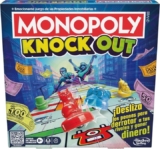 Monopoly Knockout – Juego de Mesa Familiar de Estrategia y Diversión